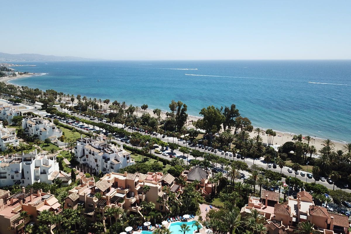 Aerial photo of San Pedro de Alcantara, Costa del Sol, Spain