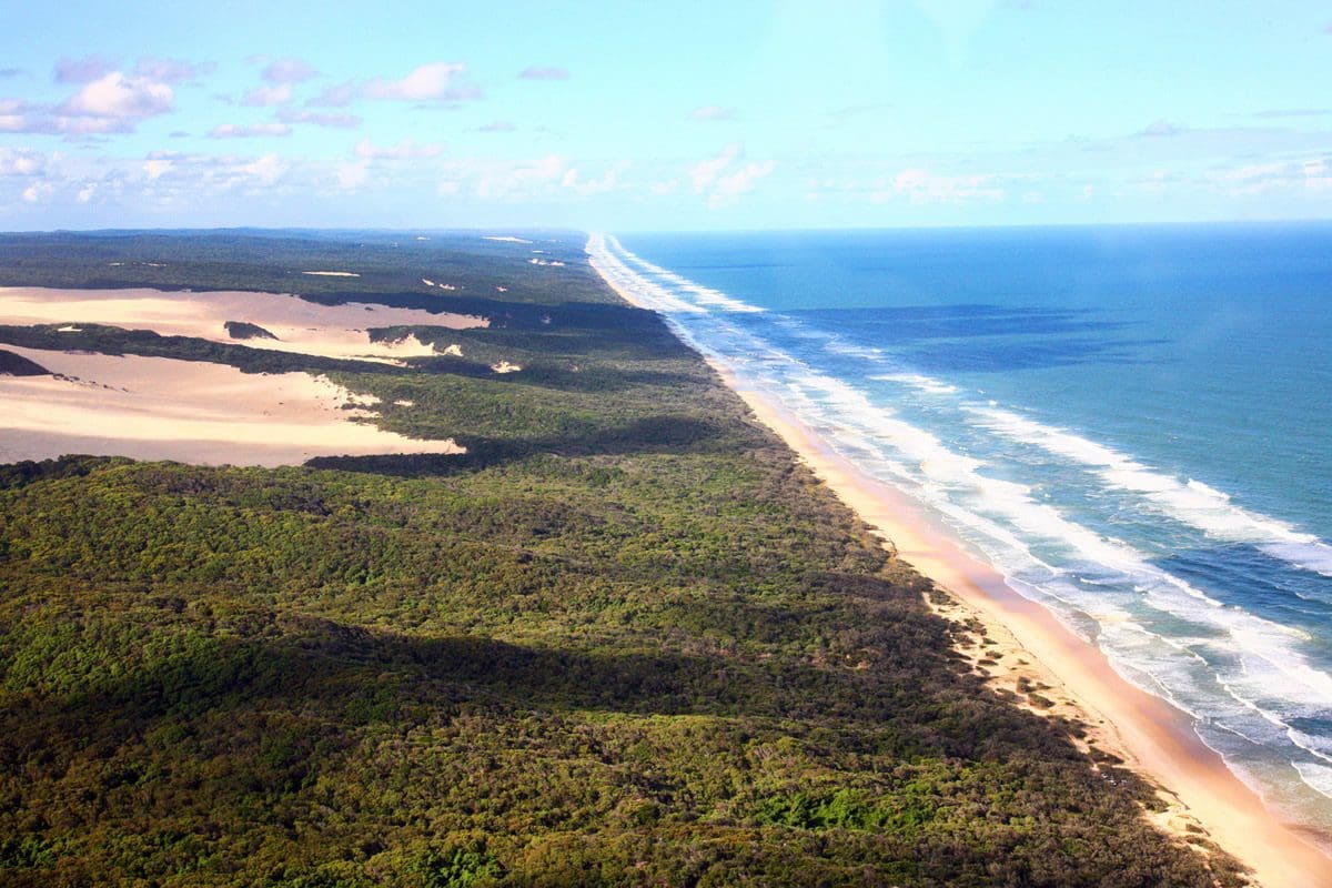 Aerial view within Fraser Coast, Queensland - Tourism Australia