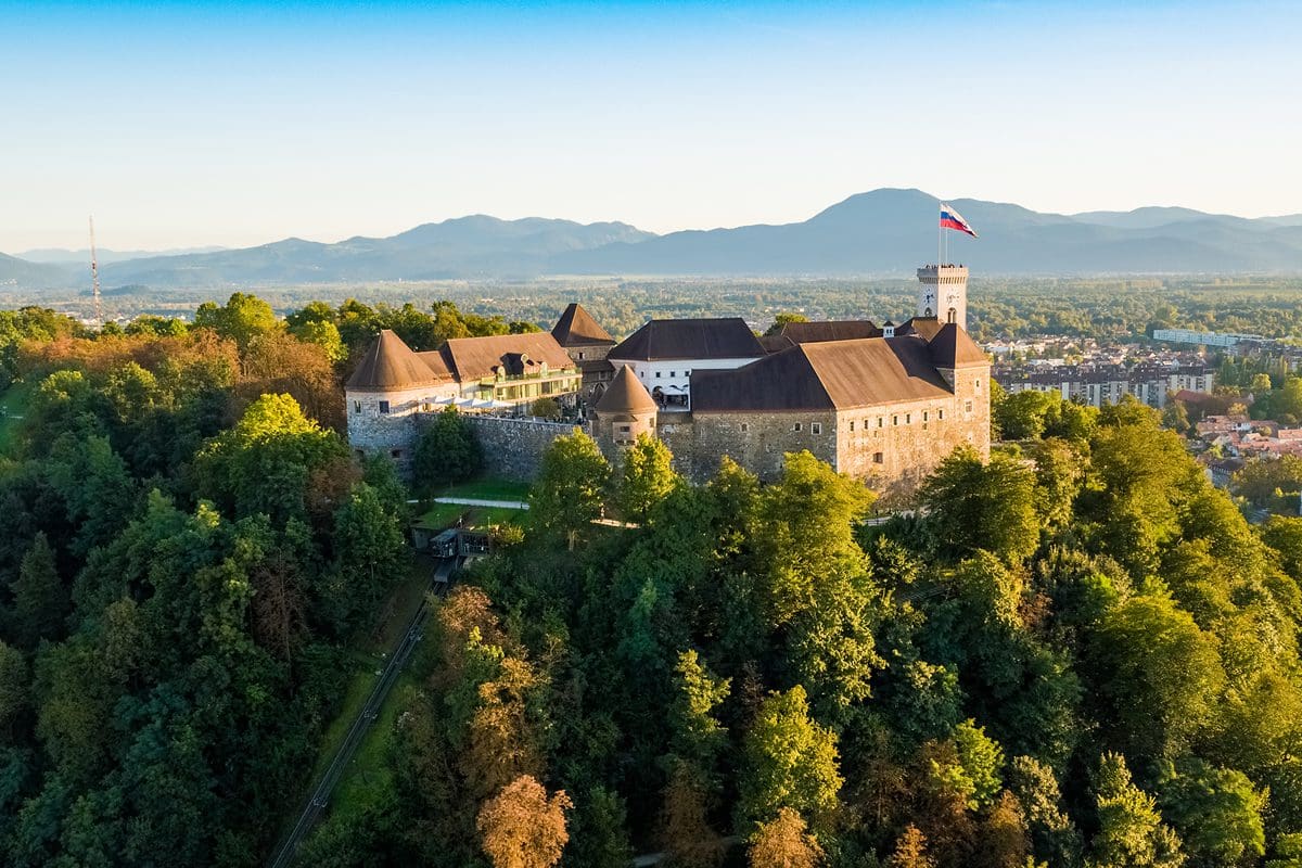 Aerial view from Ljubljana Marshes and Krim - Slovenia Tourism/Drazen-Stader