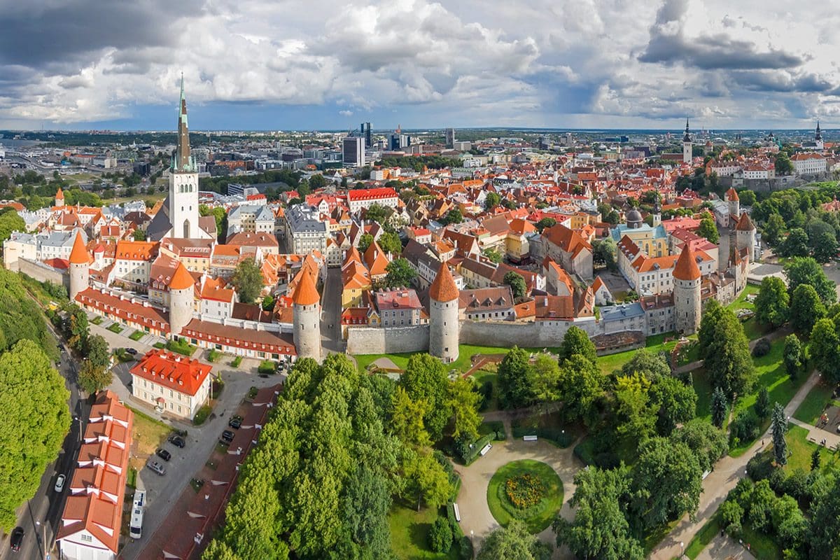Aerial view of Tallinn Old Town, Estonia - Visit Estonia/Kaupo Kalda