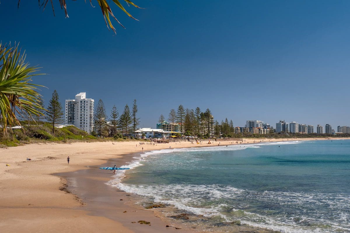 Alexandra Headland beach view, Sunshine Coast - Tourism Australia