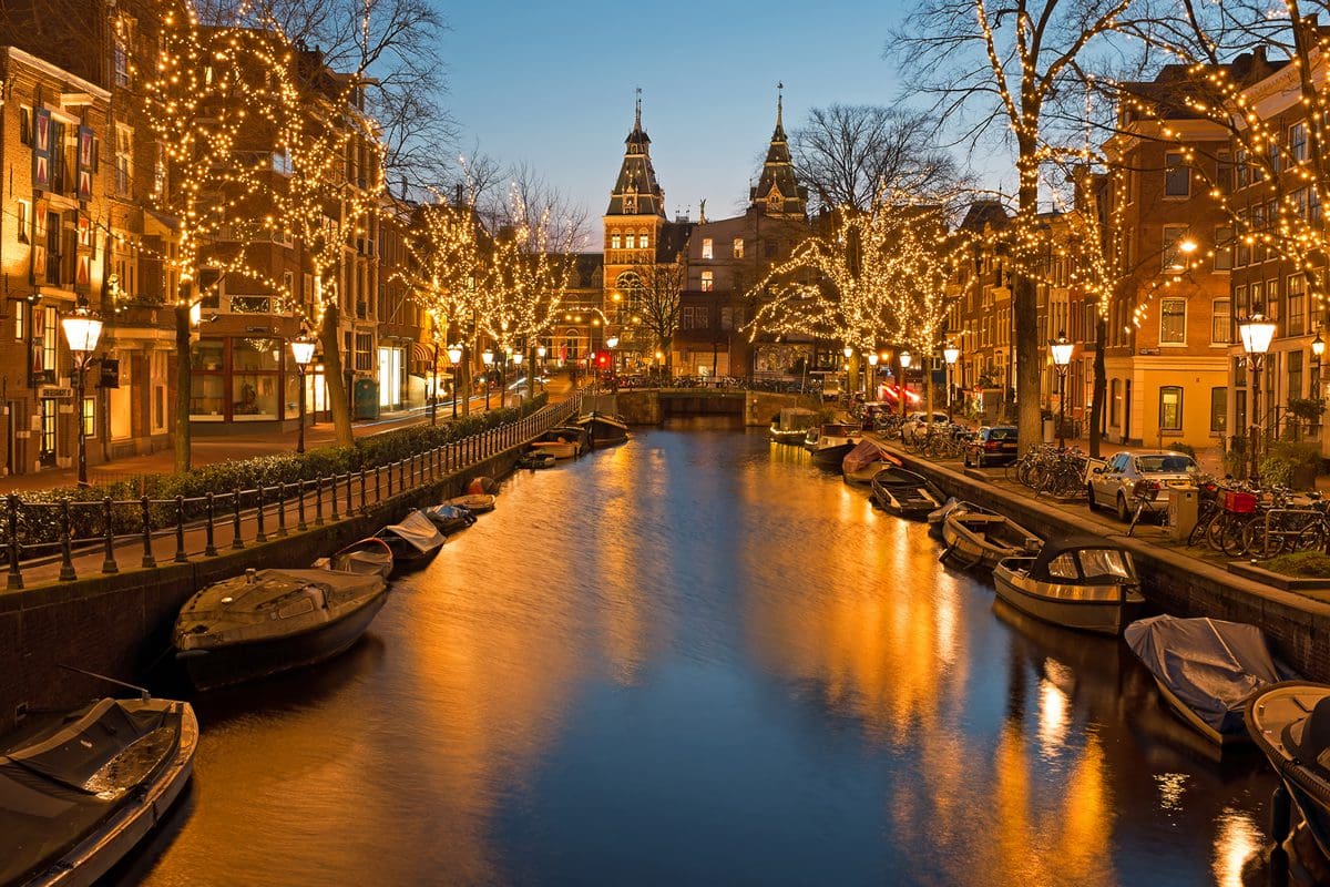 Amsterdam at Christmas time