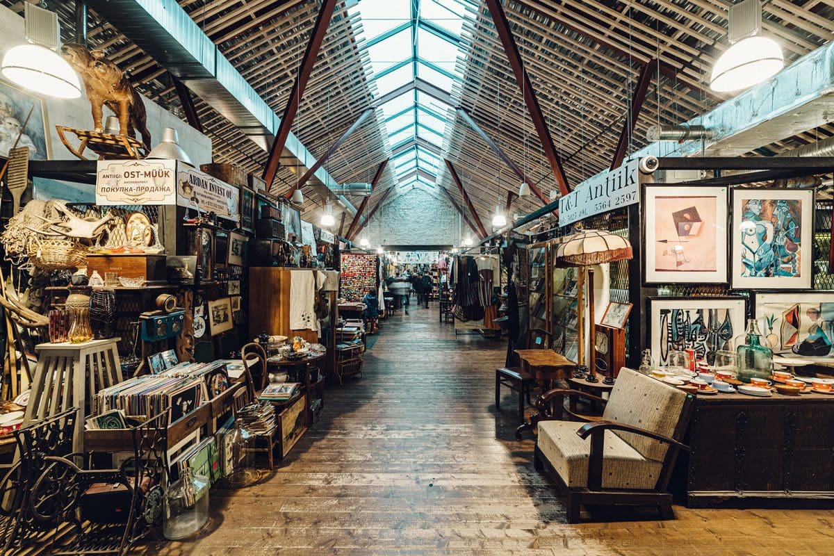 Antiques market, Balti Jaama Turg in Tallinn - Visit Estonia/Marek Metslaid
