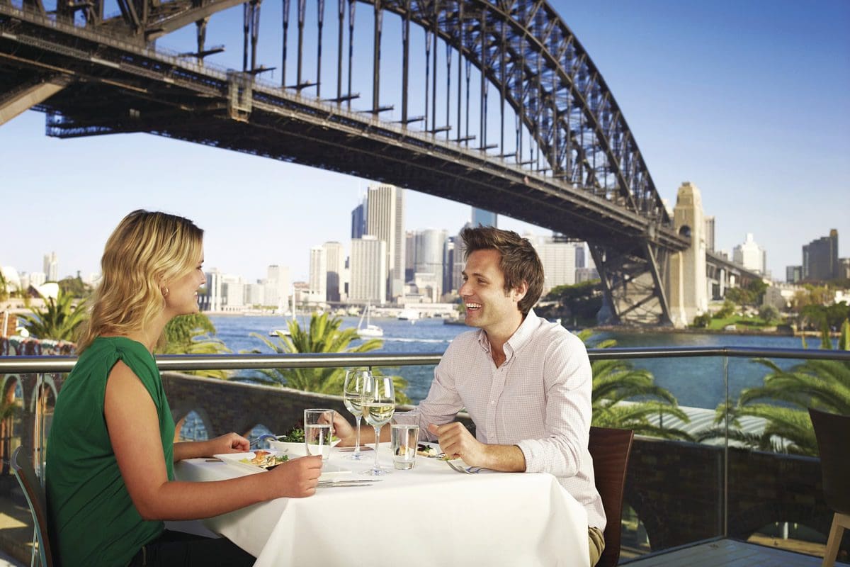 Dining at the Aqua Restaurant, Milsons Point in Sydney - Anson Smart
