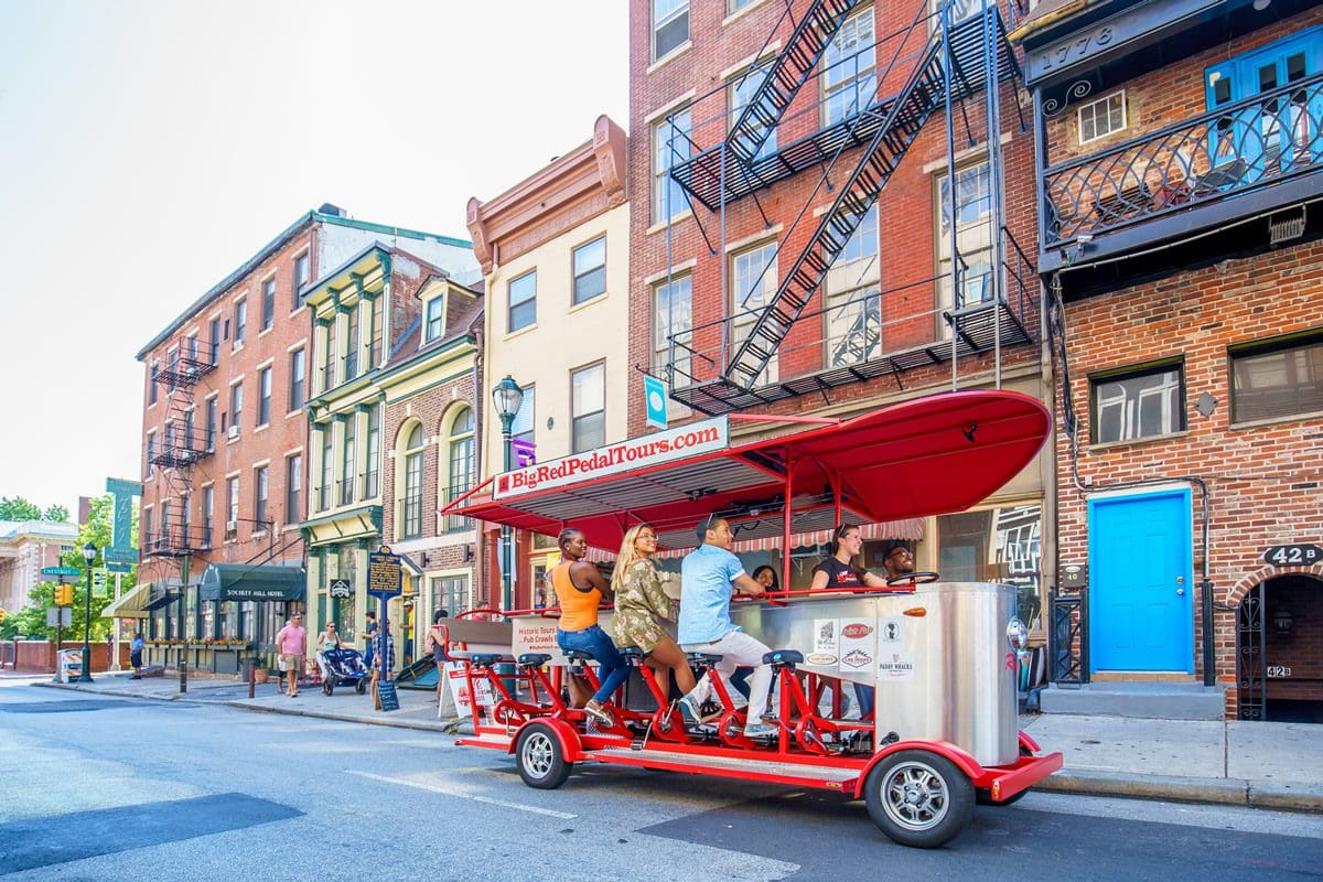 Big Red Pedal Tour - Visit Philadelphia/J. Fusco