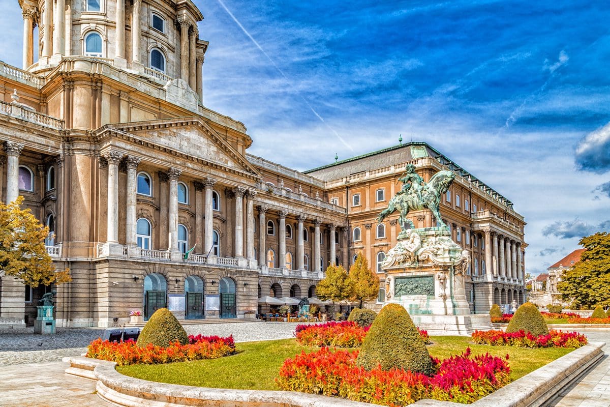 Statue of Prince Eugene of Savoy at Buda Castle, Budapest