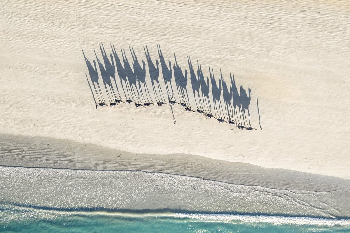 Camel rides on Cable Beach in Broome - Tourism Australia