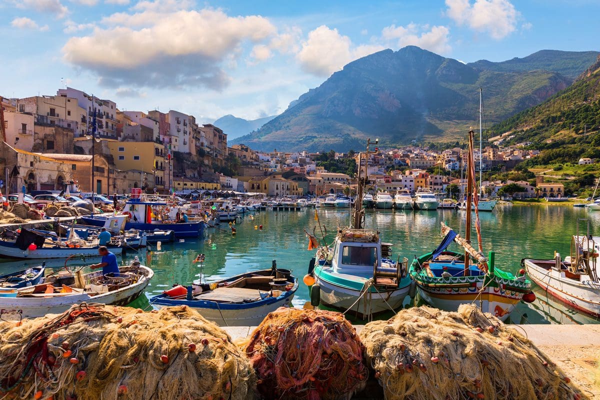 Castellammare del Golfo village of Sicily