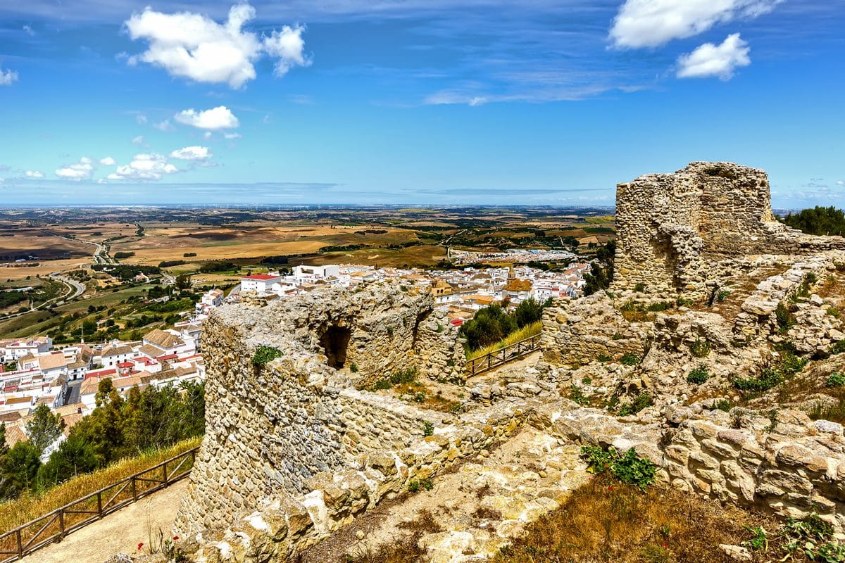 Castle ruins of Medina-Sidonia in Costa de la Luz
