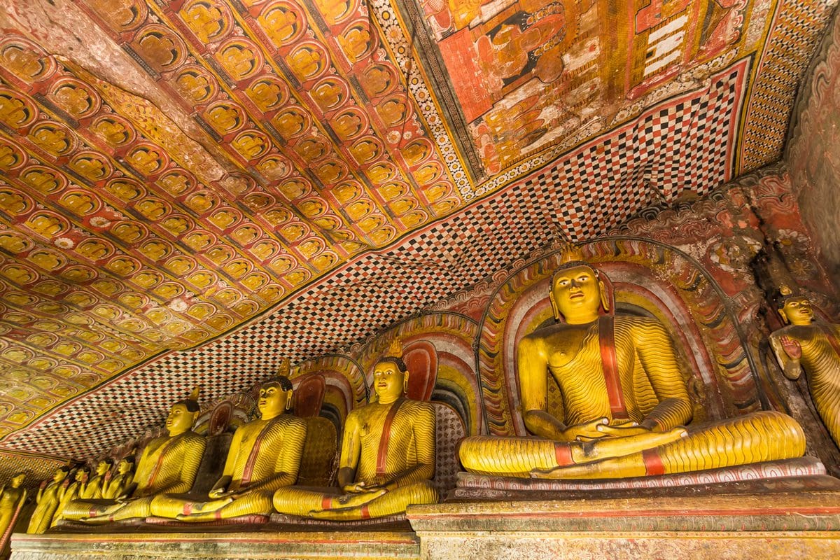 Dambulla cave, Sri Lanka