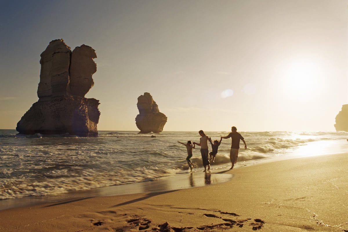 Dusk at the Twelve Apostles' Gibson Steps, Great Ocean Road - Tourism Australia