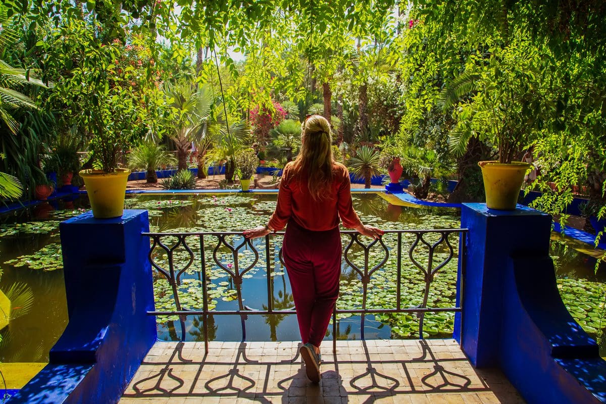 Exploring Majorelle Garden, Marrakech
