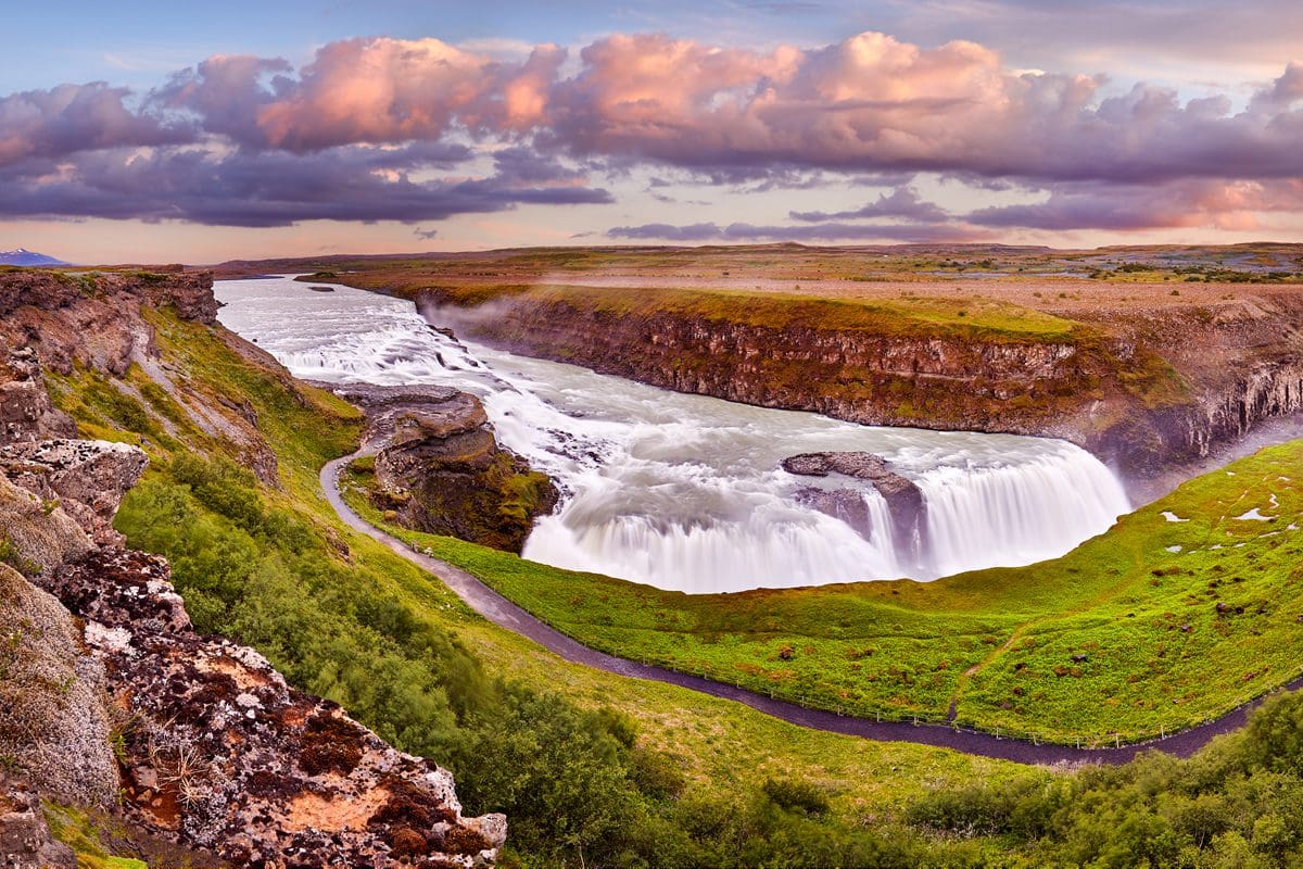 Gullfoss Waterfall, Iceland
