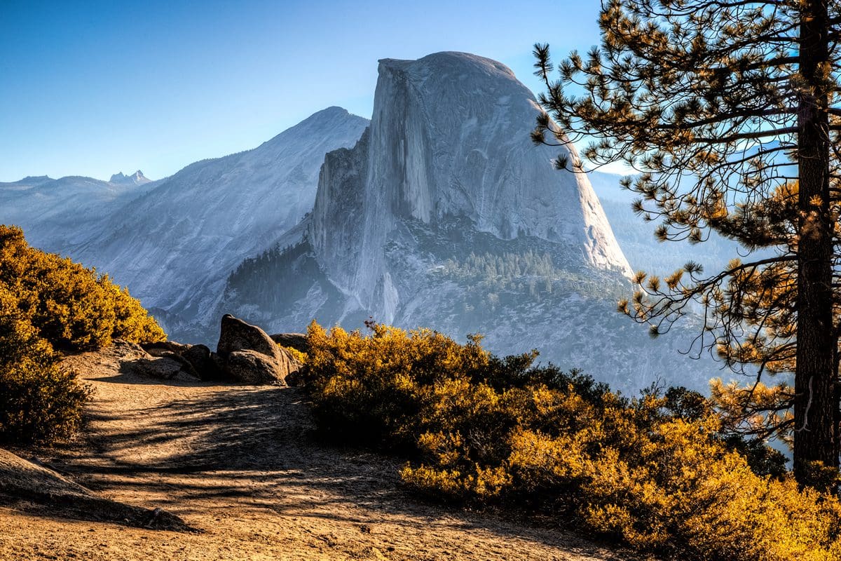 Half Dome trail view, Yosemite National Park, California