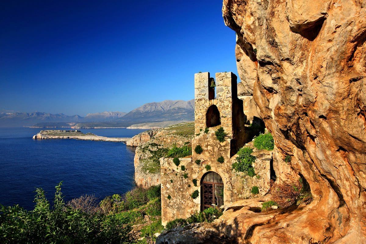 The 'hidden' Byzantine Church of Agitra in the Mani region of Peloponnese