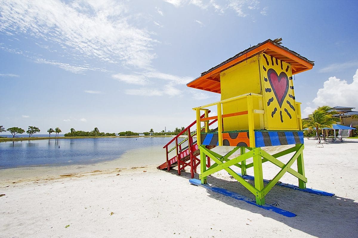 Homestead Bayfront National Park lifeguard stand, Miami - GMCVB