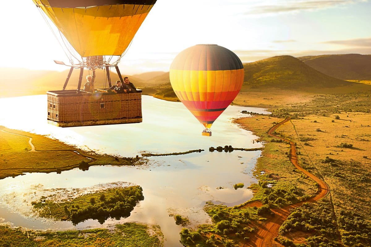 Hot air balloon ride in the North West Province - South African Tourism