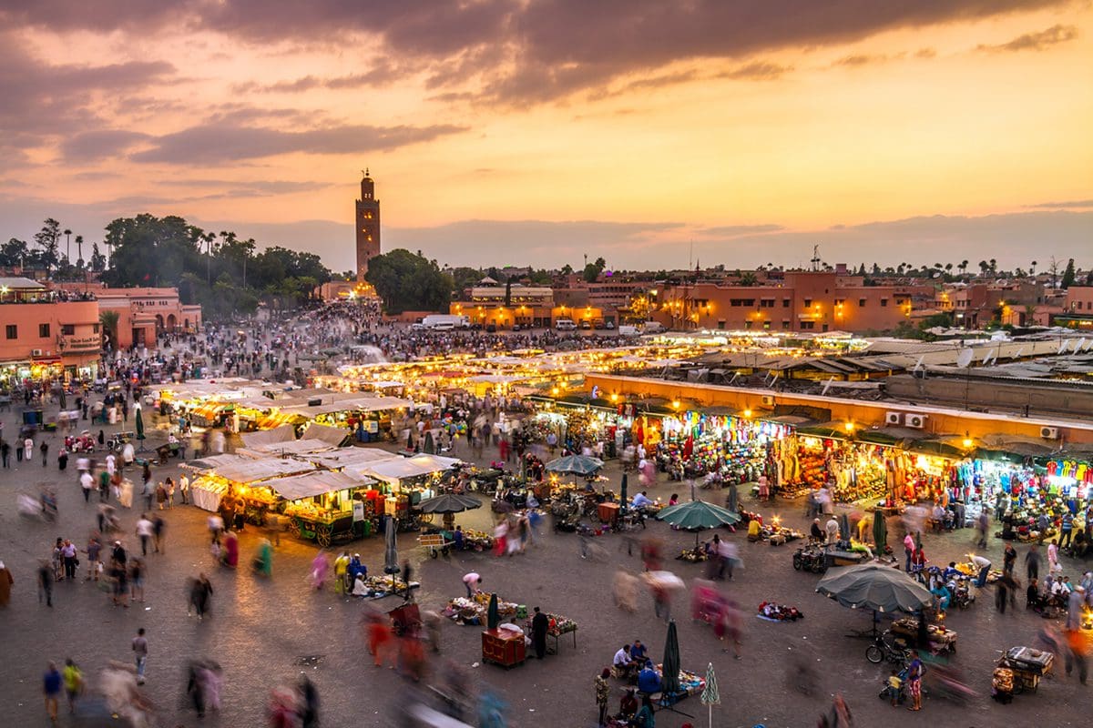 Jamaa el Fna market square, Marrakesh