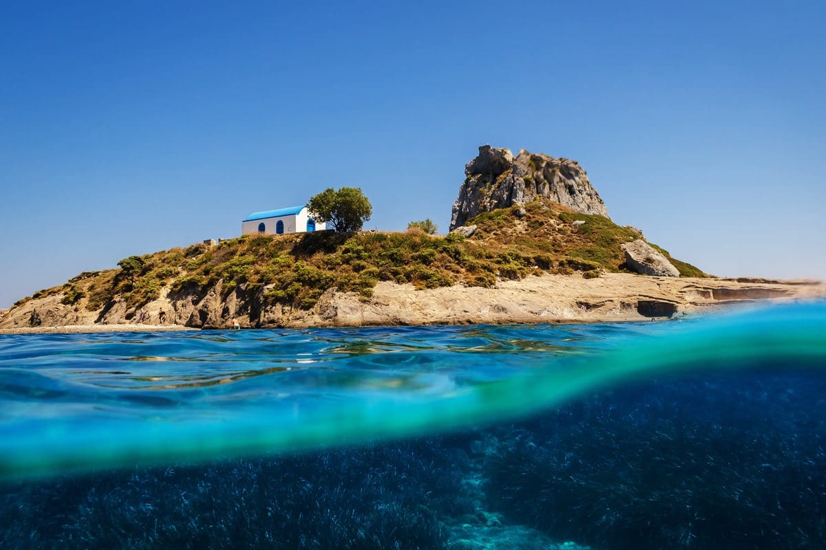 Tiny island of Kastri, Kos