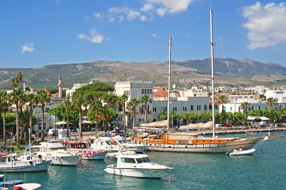 Kos Town boats scene