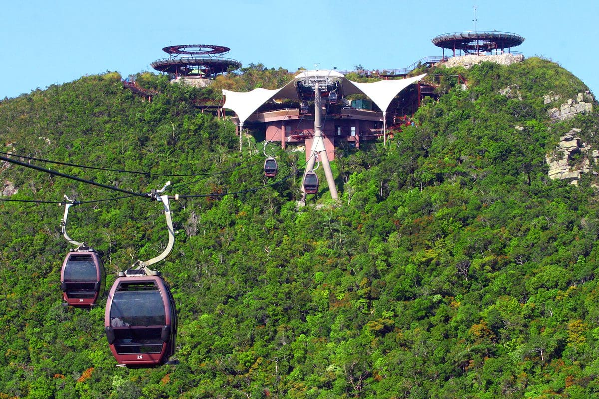 Langkawi cable car - Malaysia Tourism