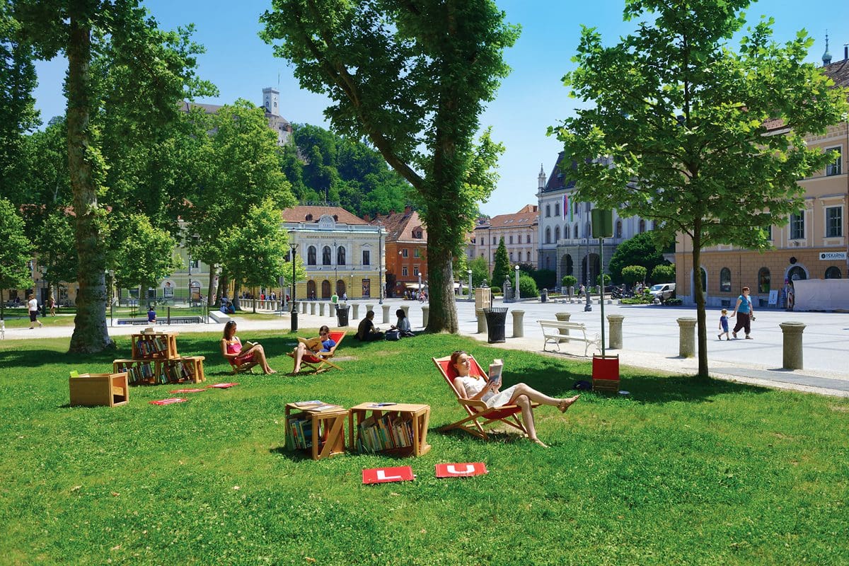 Ljubljana's 'Library under the treetops' - Slovenia Tourism/Mankica Kranjec