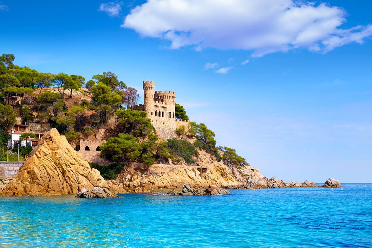 Lloret de Mar Castell, Playa sa Caleta Beach, Costa Brava