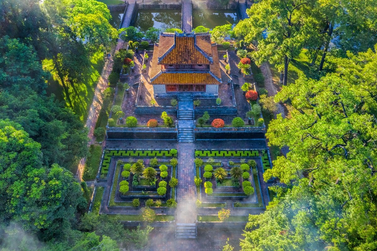Minh Mang Tomb within Hue's citadel, Vietnam