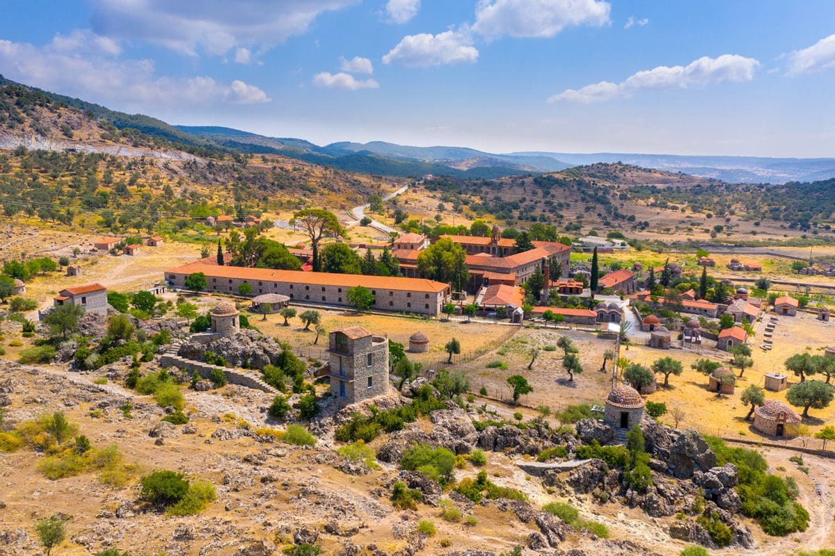 Moni Limonos on the island of Lesvos, Greece