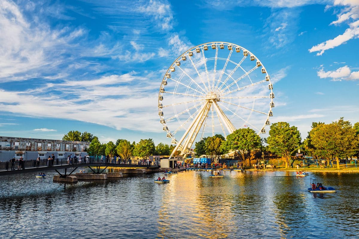 Montreal old city waterfront