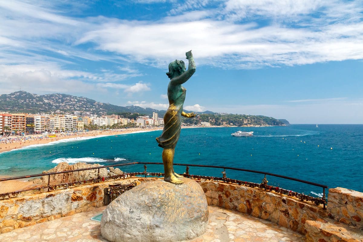 Monument to the Sailor's Wife, Lloret de Mar, Spain