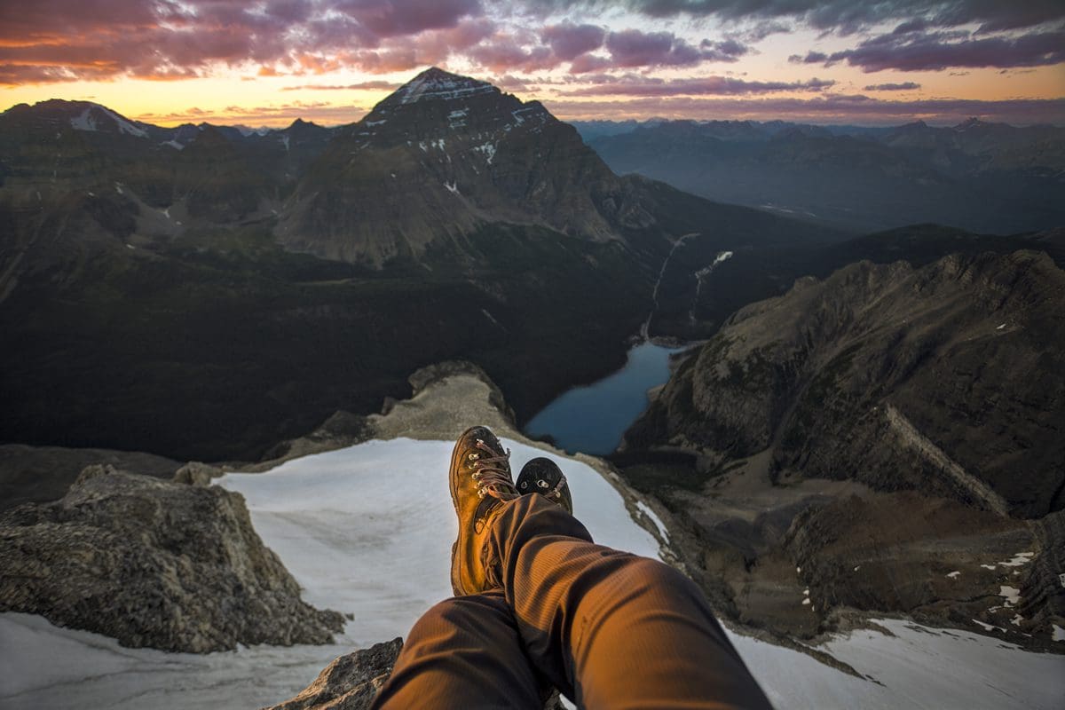 Moraine Lake view from the mountain top - Banff & Lake Louise Tourism/Paul Zizka