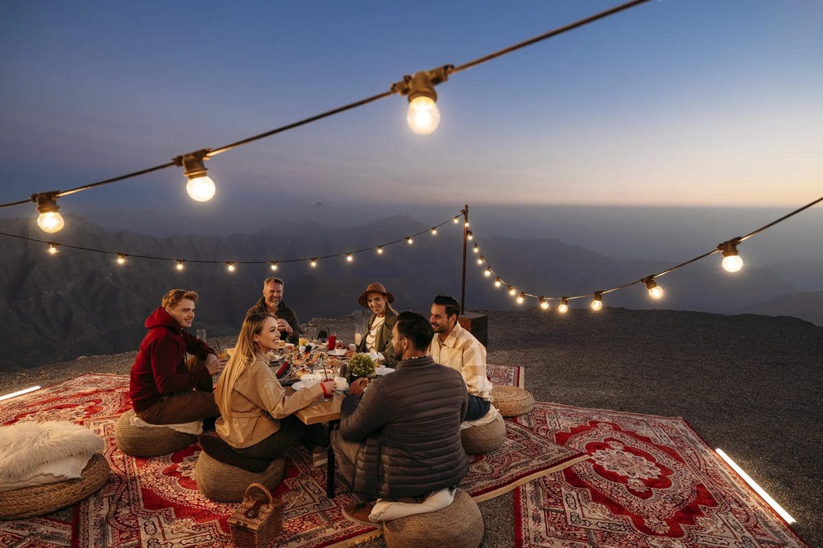 Mountain dining - Ras Al Khaimah Tourism