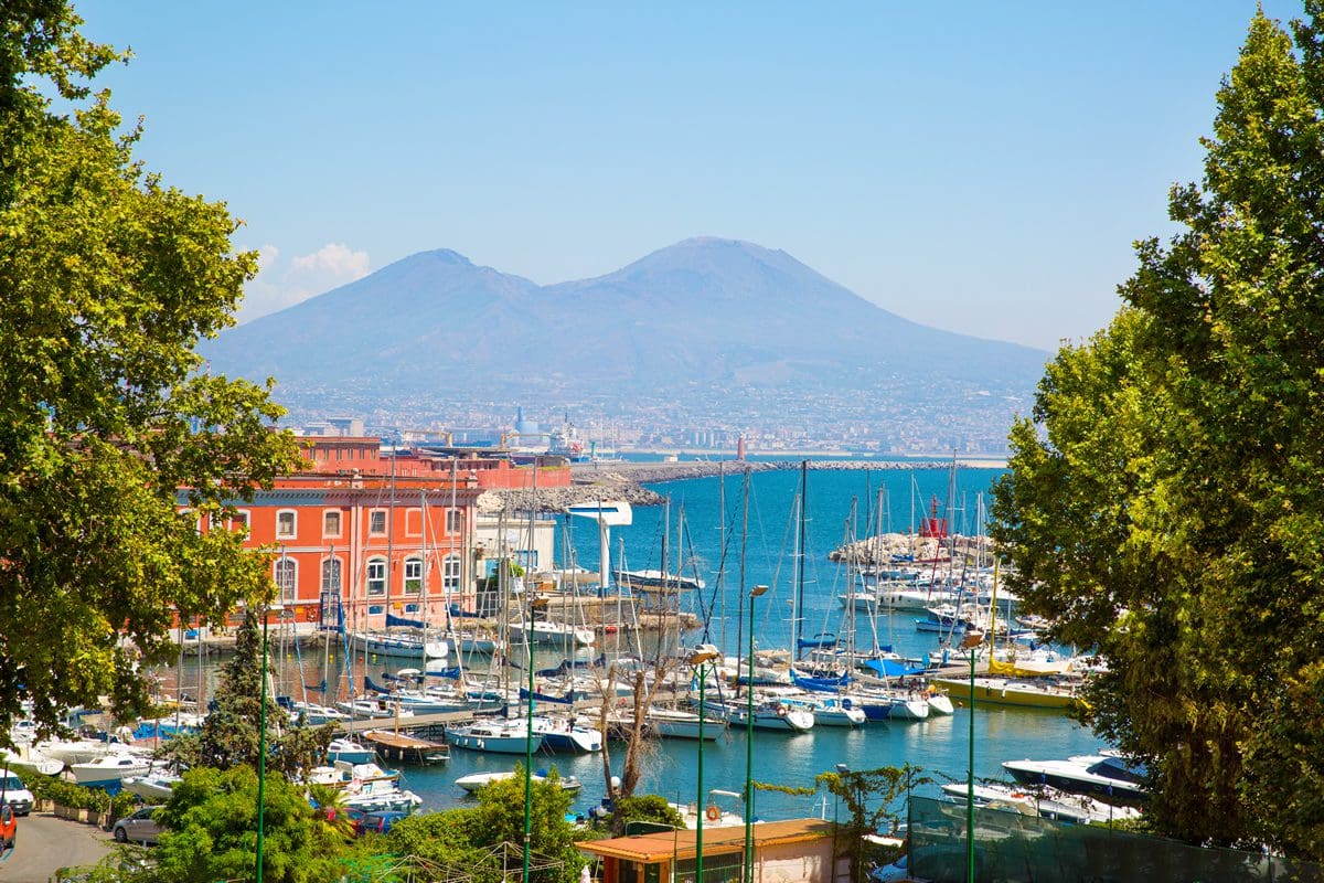 Naples Bay with view of Vesuvius