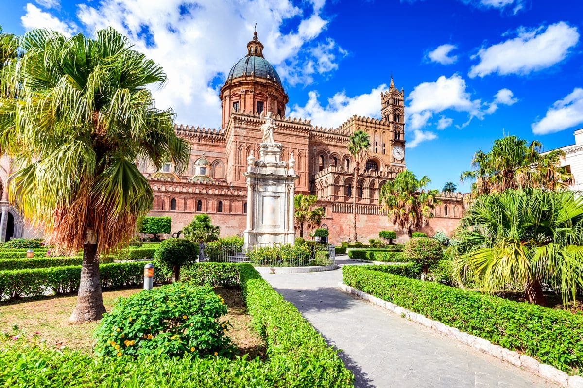 Norman Cathedral of Assumption the Virgin Mary in Palermo, Sicily