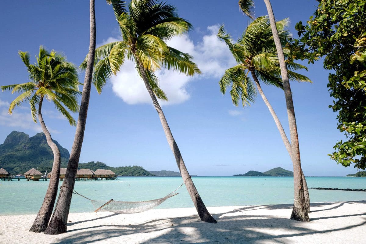 On the beach at Intercontinental Bora Bora Resort & Thalasso Spa - Tahiti Tourisme/Myles Mcguiness
