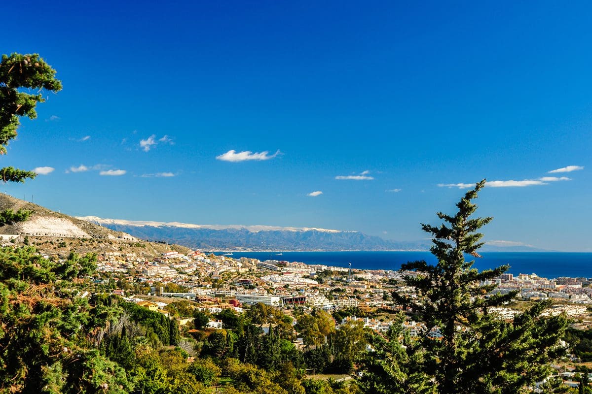 Overlooking Benalmadena in Spain's Costa del Sol