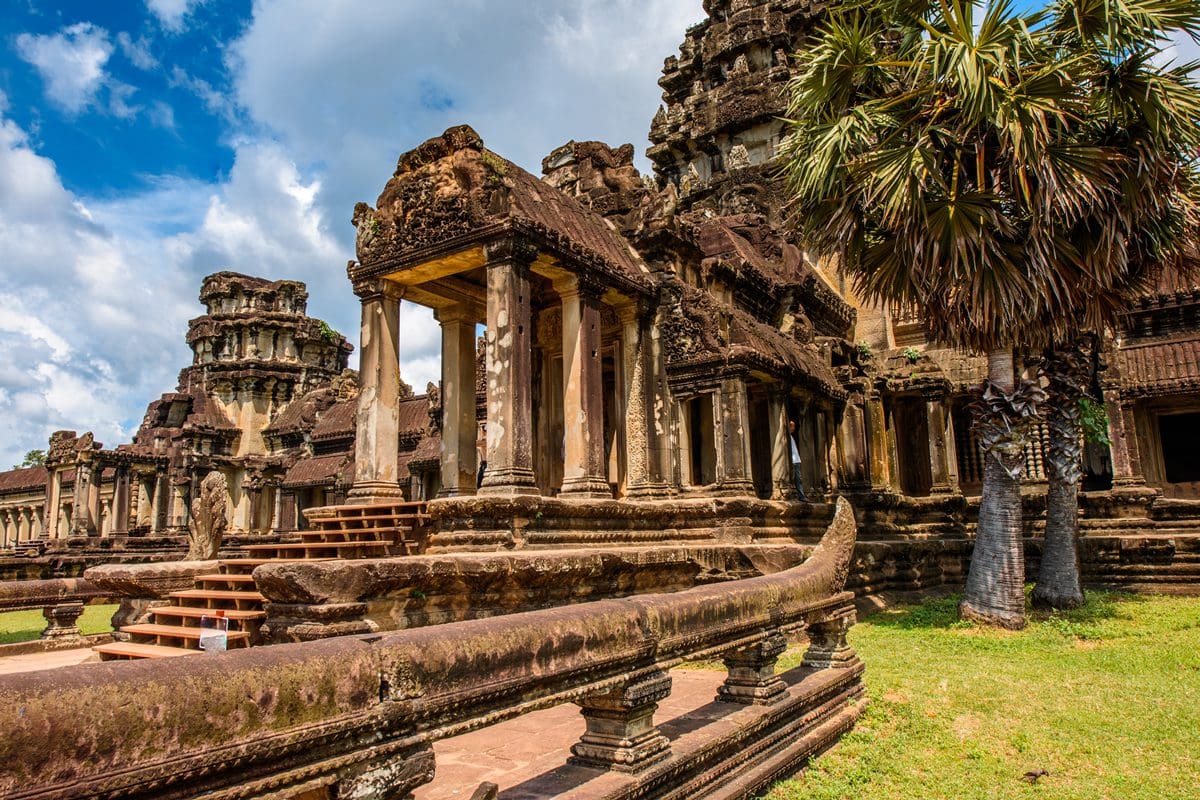 Part of the Angkor Wat complex in Cambodia