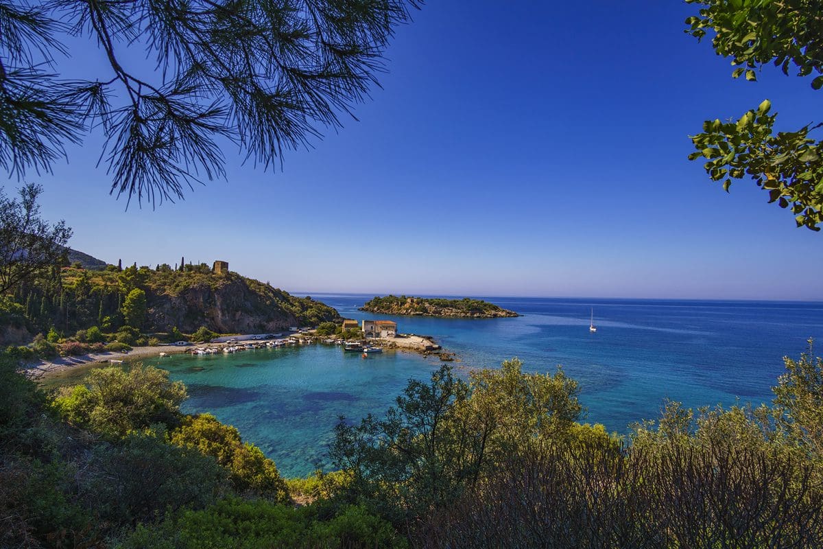 Picturesque Kardamyli Town near Kalamata