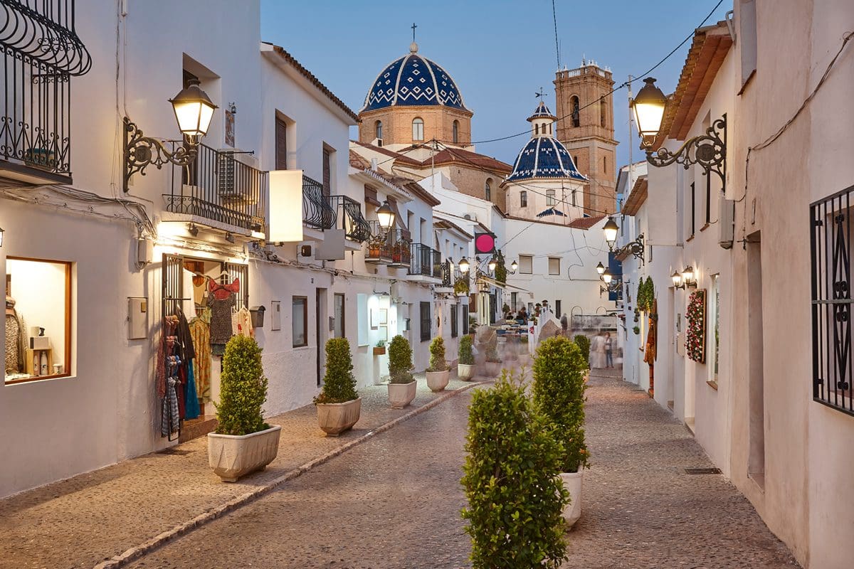 Picturesque village of Altea in the area of Costa Blanca