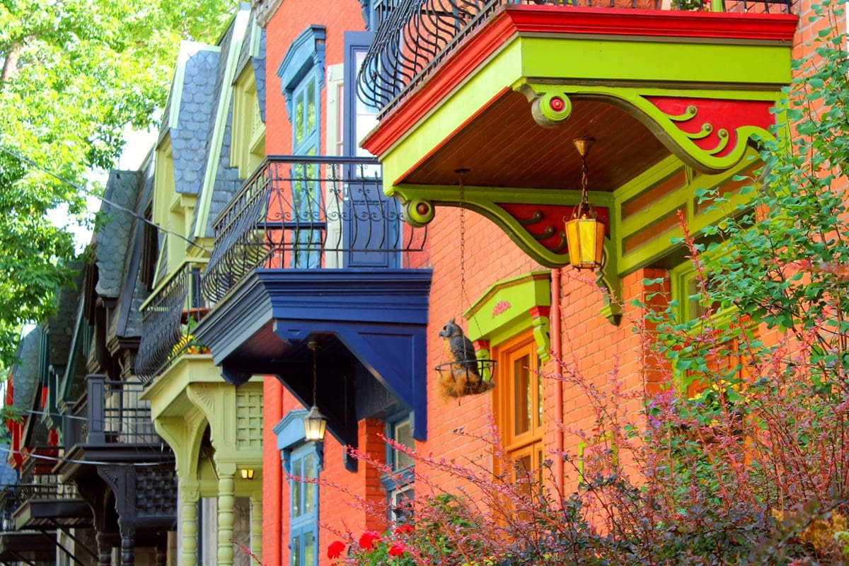 Plateau Mont Royal neighbourhood, Montreal