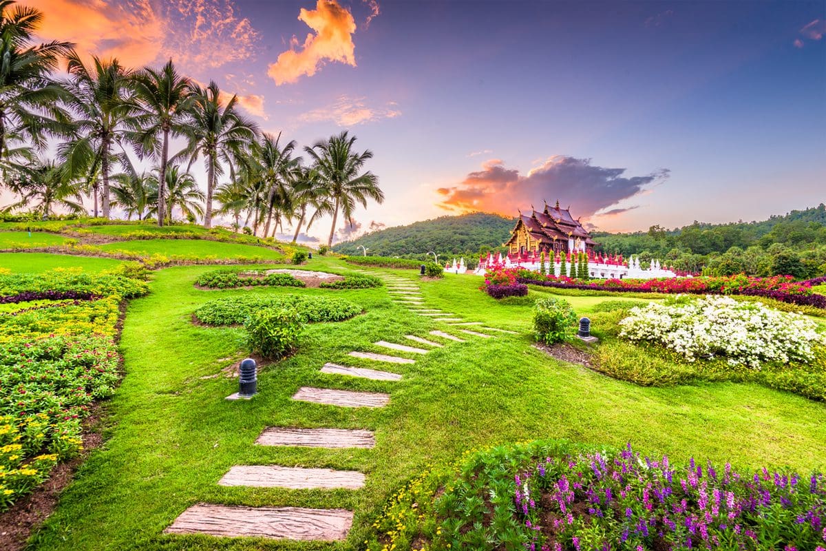 Royal Flora Ratchaphruek Park in Chiang Mai