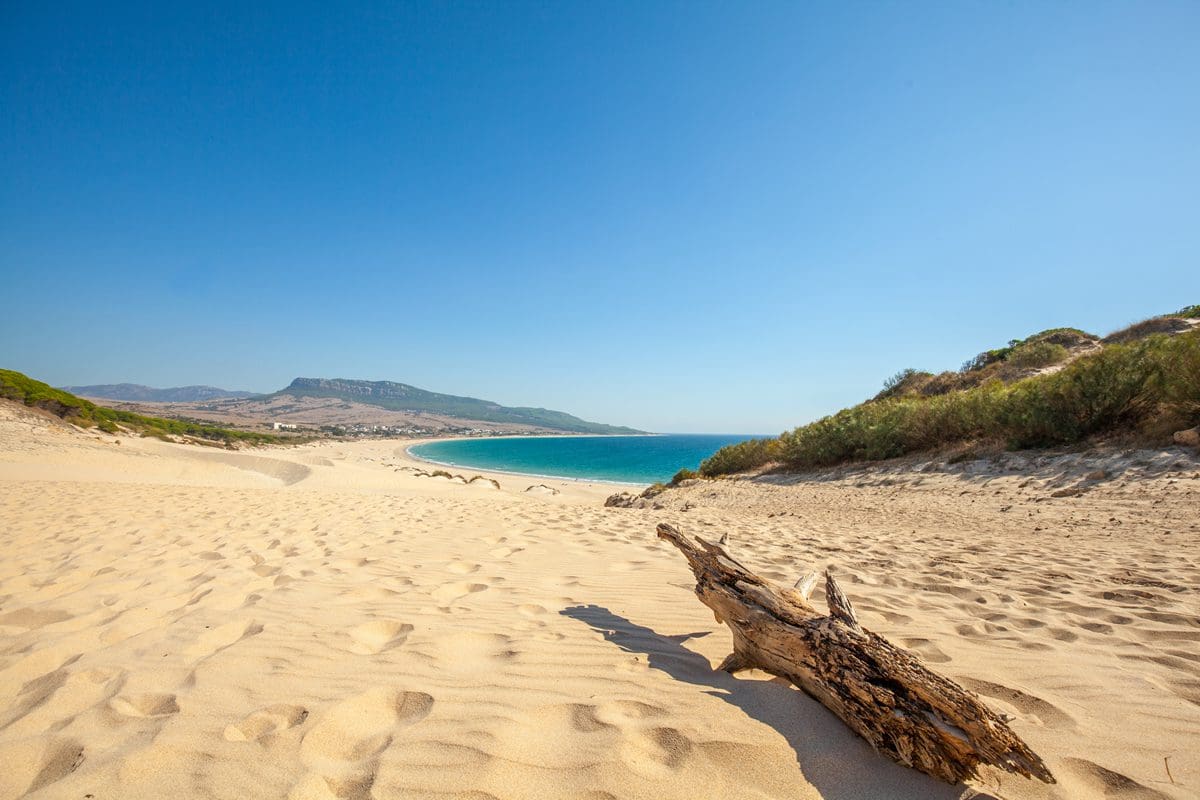 Bolonia Beach in Cadiz province in the Tarifa area of Spain