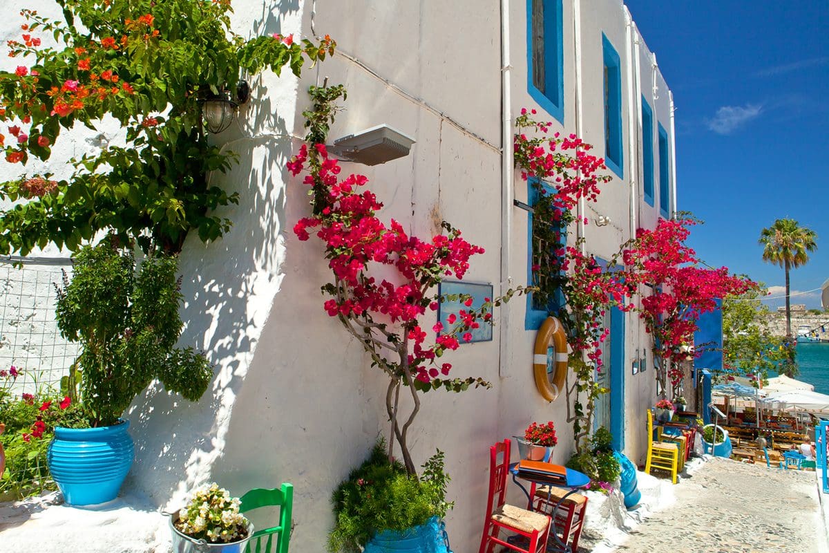 Seaside street in Kos