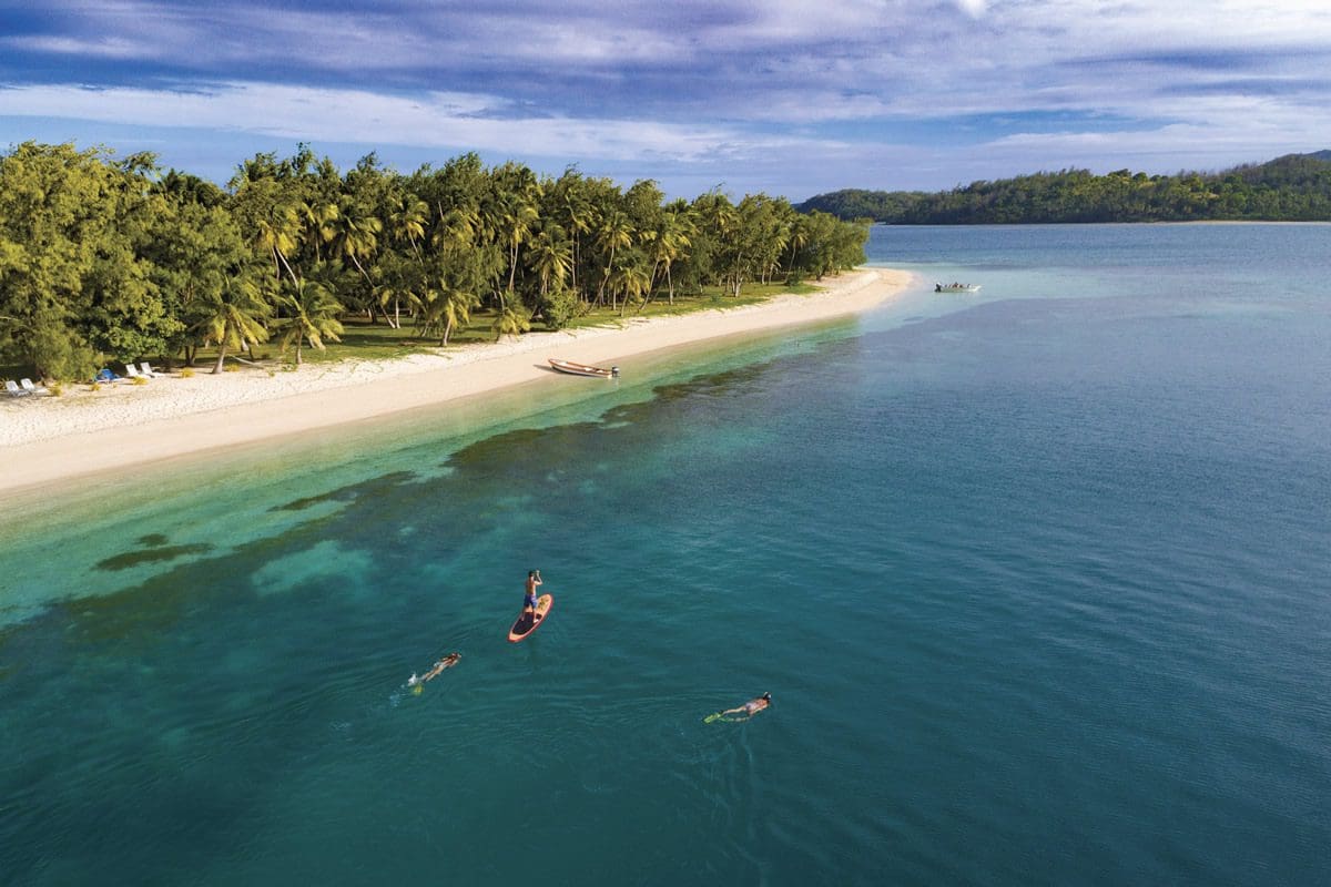 Snorkellers in the Blue Lagoon of the Yasawa Islands - Tourism Fiji/Chris McLennan