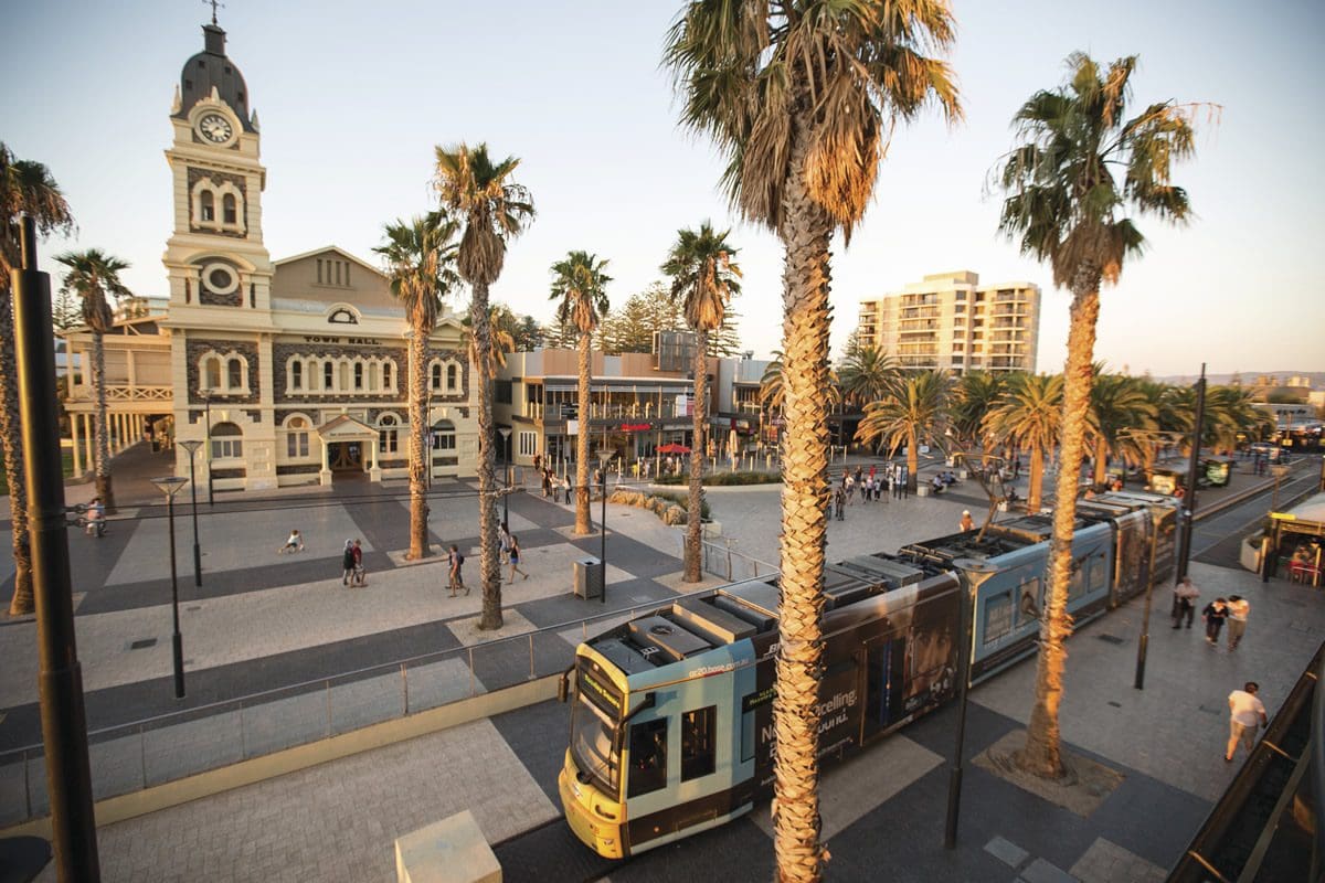 Sunset at Moseley Square, Adelaide - Tourism Australia