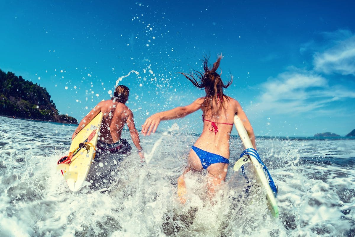Surfing in Costa Rica