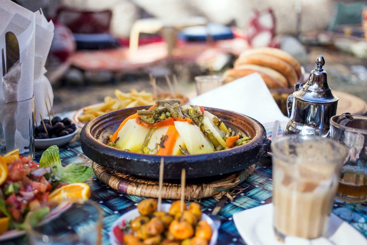 Tajine, traditional Moroccan dish, Marrakech