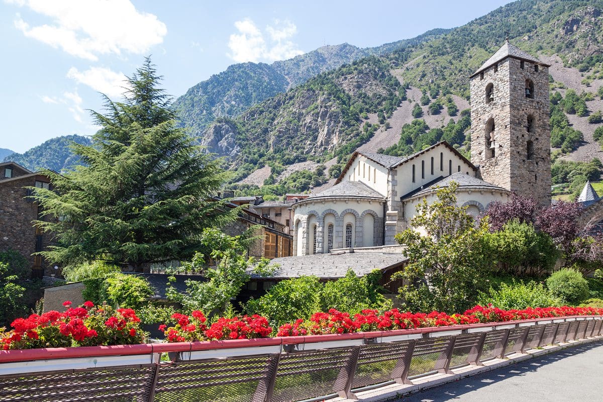 View of beautiful Andorra la Vella