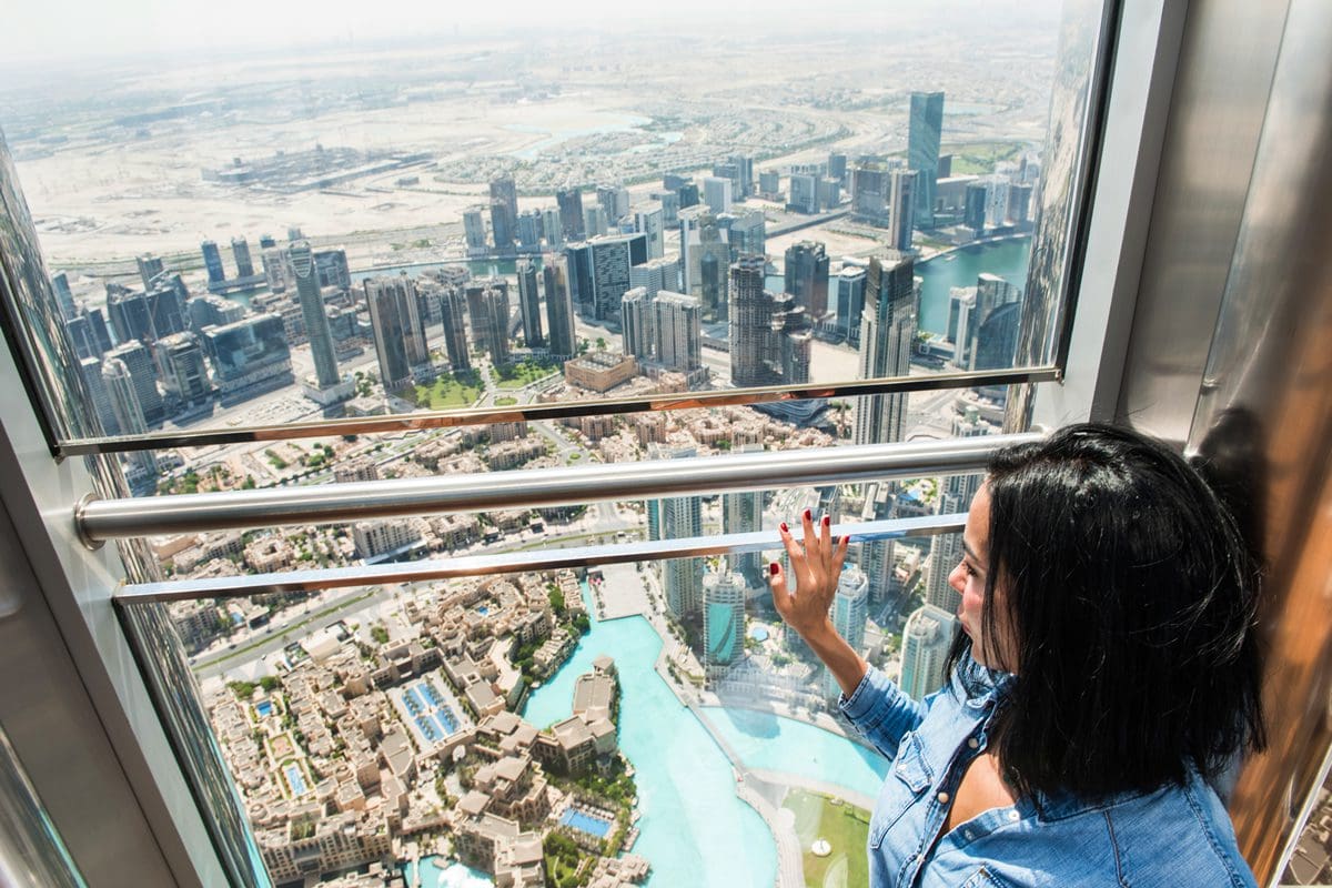 View at the top, Burj Khalifa - Dubai Tourism